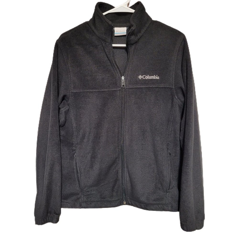Black Columbia Fleece Zip Up Jacket